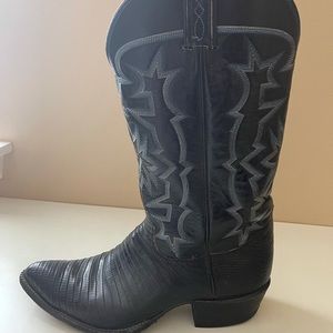 Black cowboy boots GUC